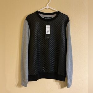 Black and Gray Men's Sweater